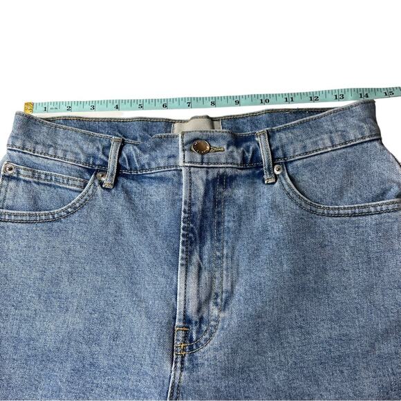 Everlane Way High Rise Raw Hem Denim Short Size 27 - Picture 9 of 11